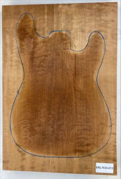 Body Alder, European Curly, Choco, 1-pc., Unique Piece #013